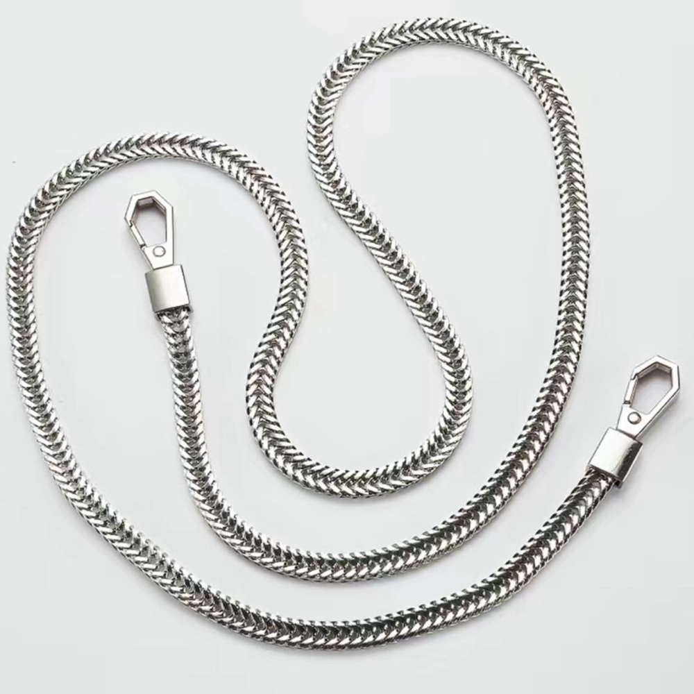 Unbranded Snake Chain In Silver Color